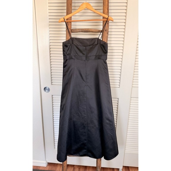 David's Bridal Black Dress Formal Occasion Evening Party Size 6 - Picture 4 of 5